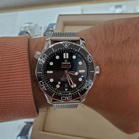 bracelet mesh omega seamaster